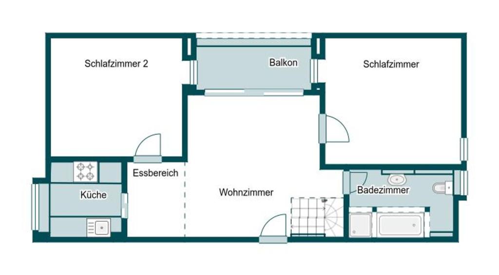 Grundriss Skizze 2.OG