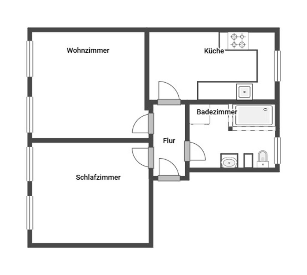 Grundriss Skizze EG