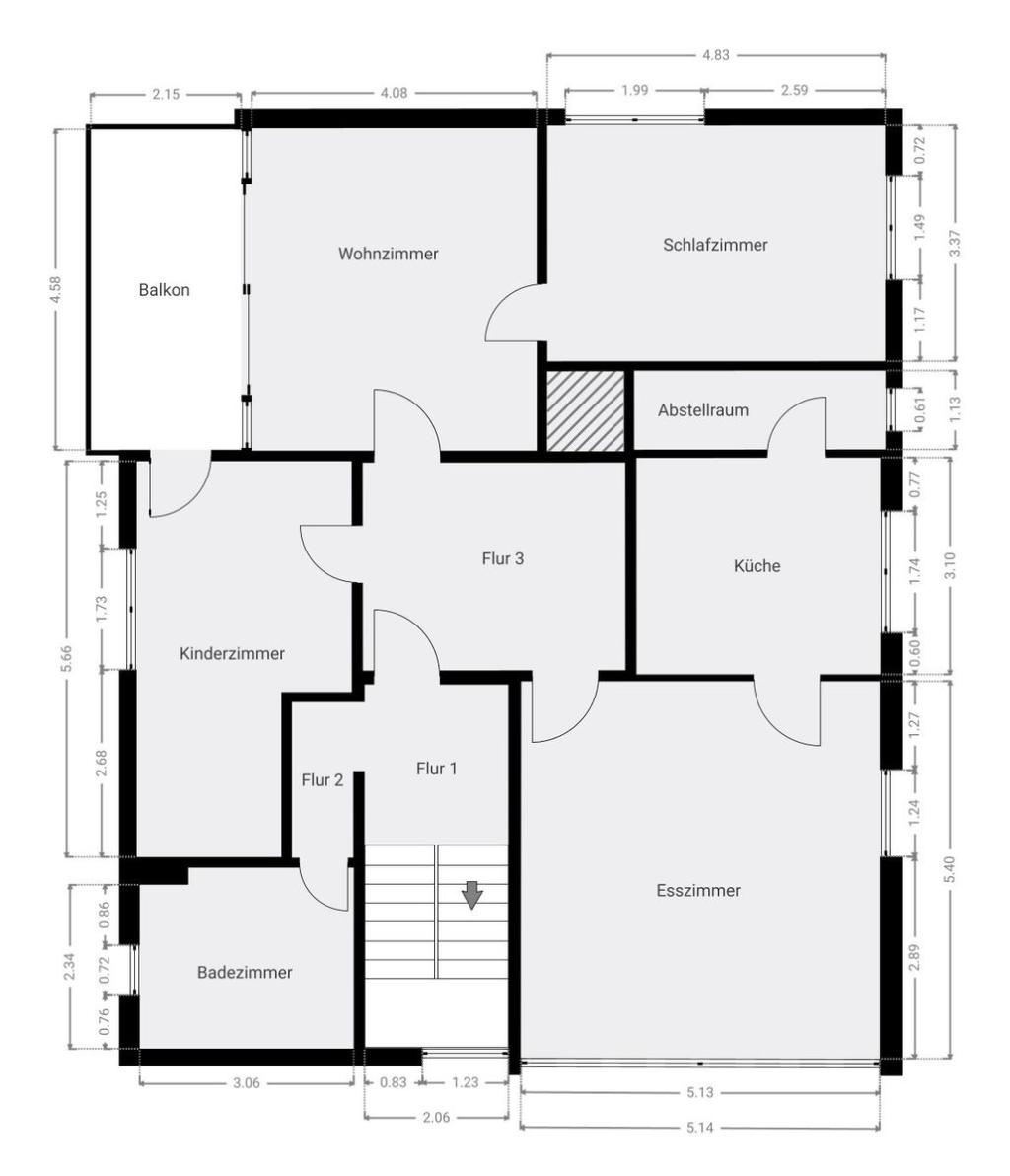 Grundriss - 1. OG