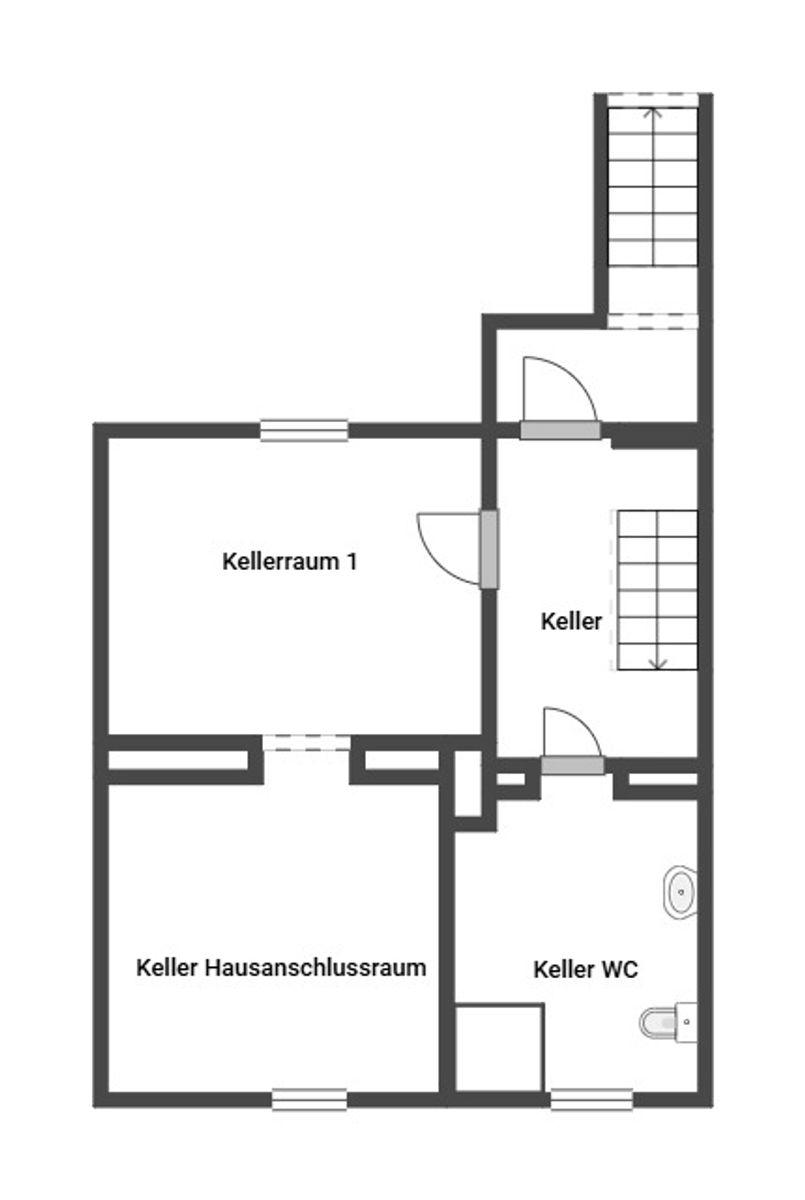 Grundriss Skizze UG