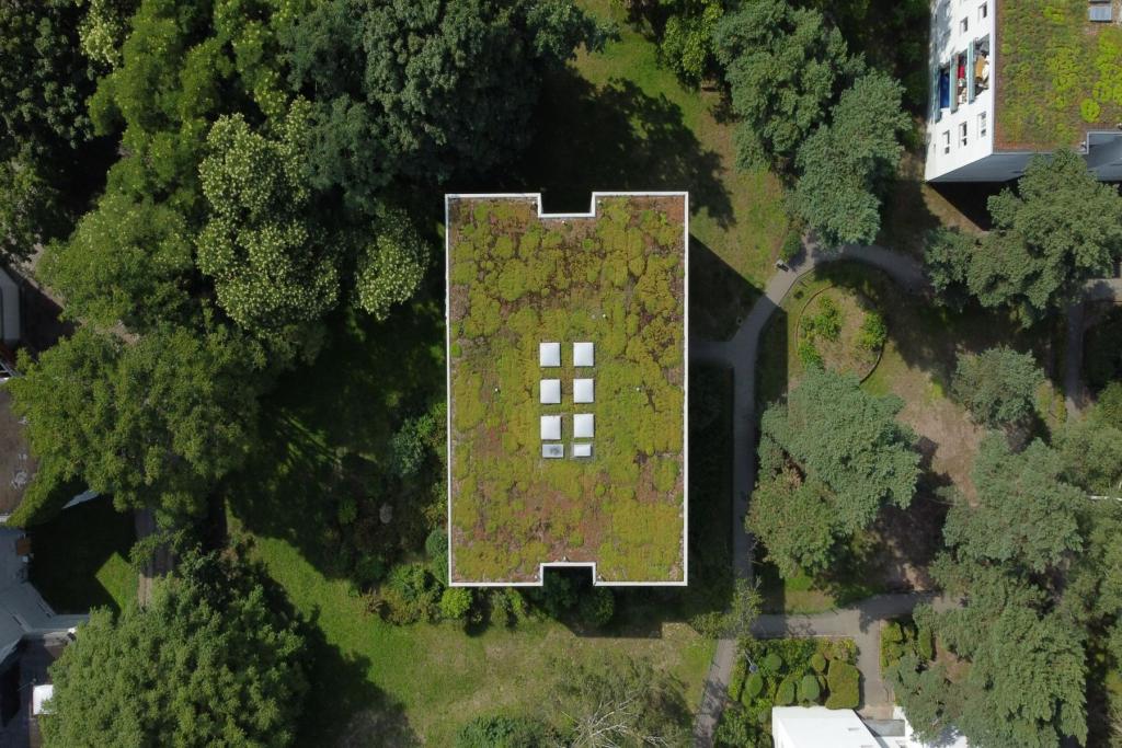 Luftbild Dach und Innenhof