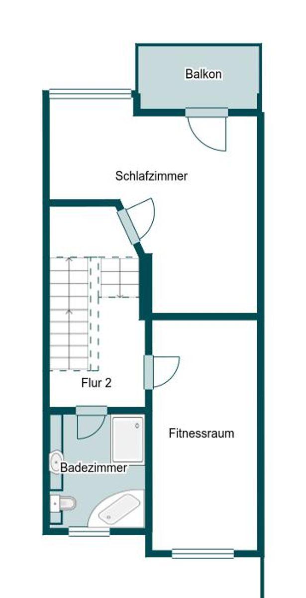 Grundriss Skizze 1.OG