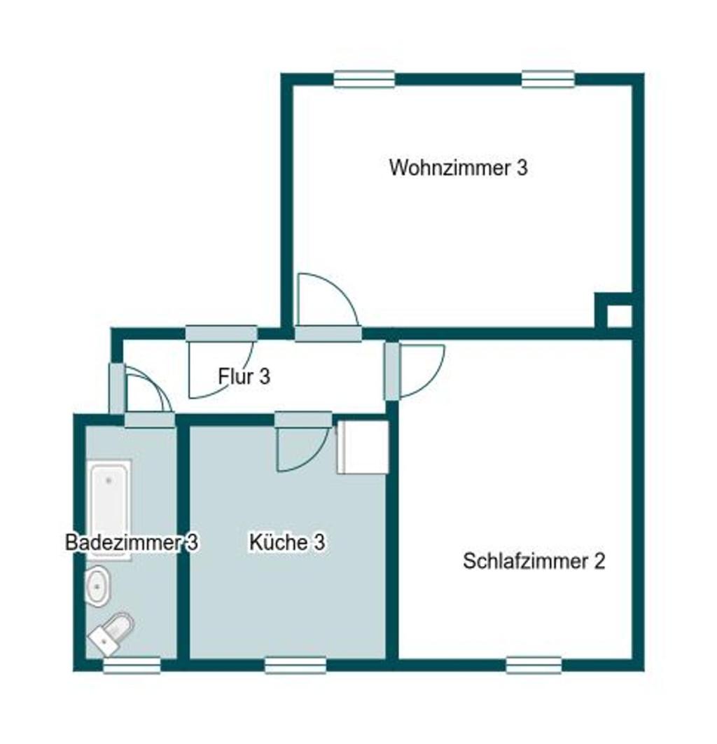 Grundriss Skizze 2.OG