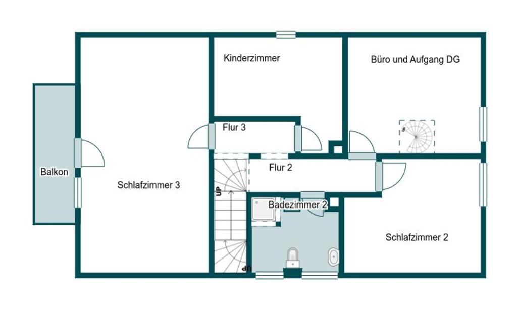 Grundriss Skizze 1.OG