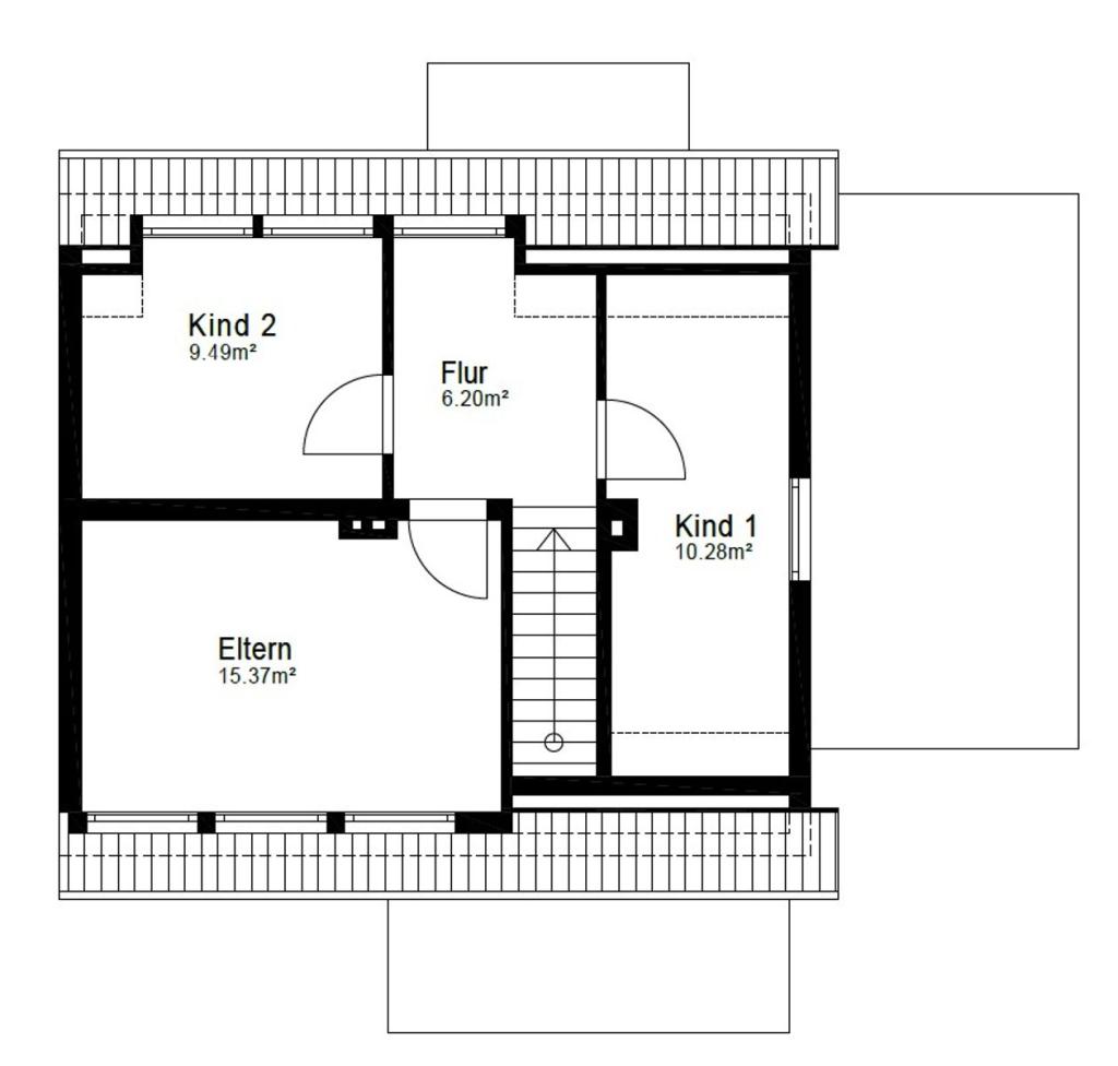 Grundriss Skizze 1.OG
