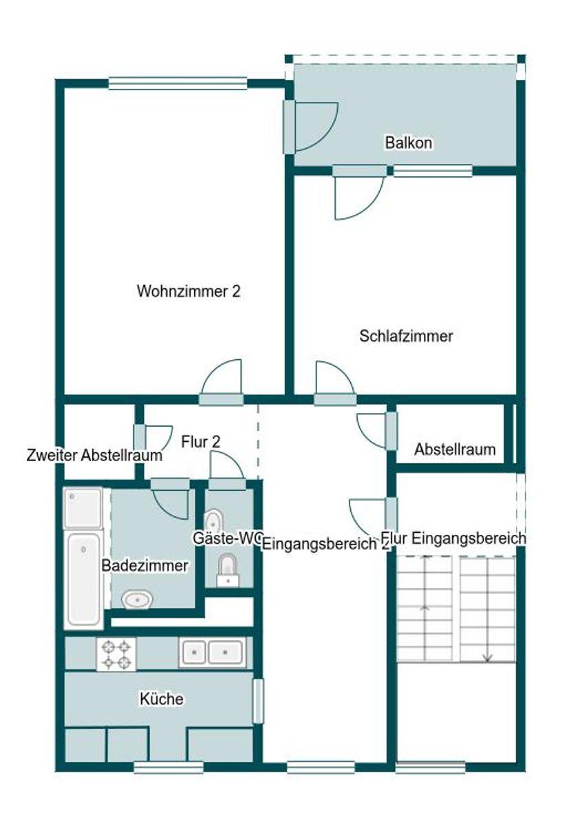 Grundriss Skizze