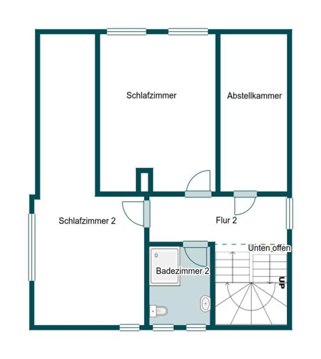 Grundriss Skizze 1.OG