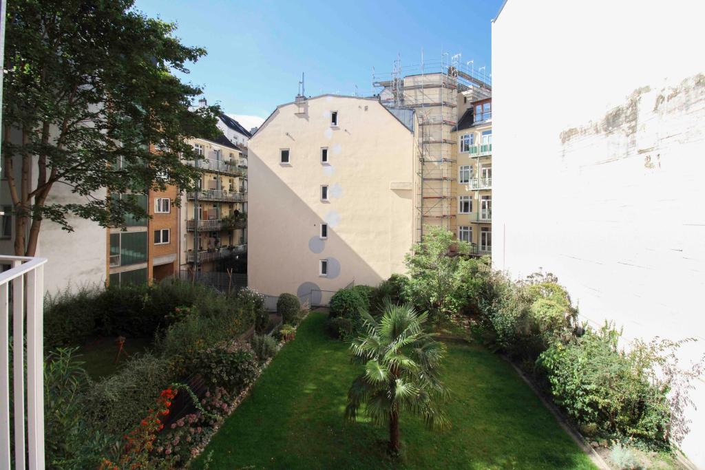 Blick vom Balkon
