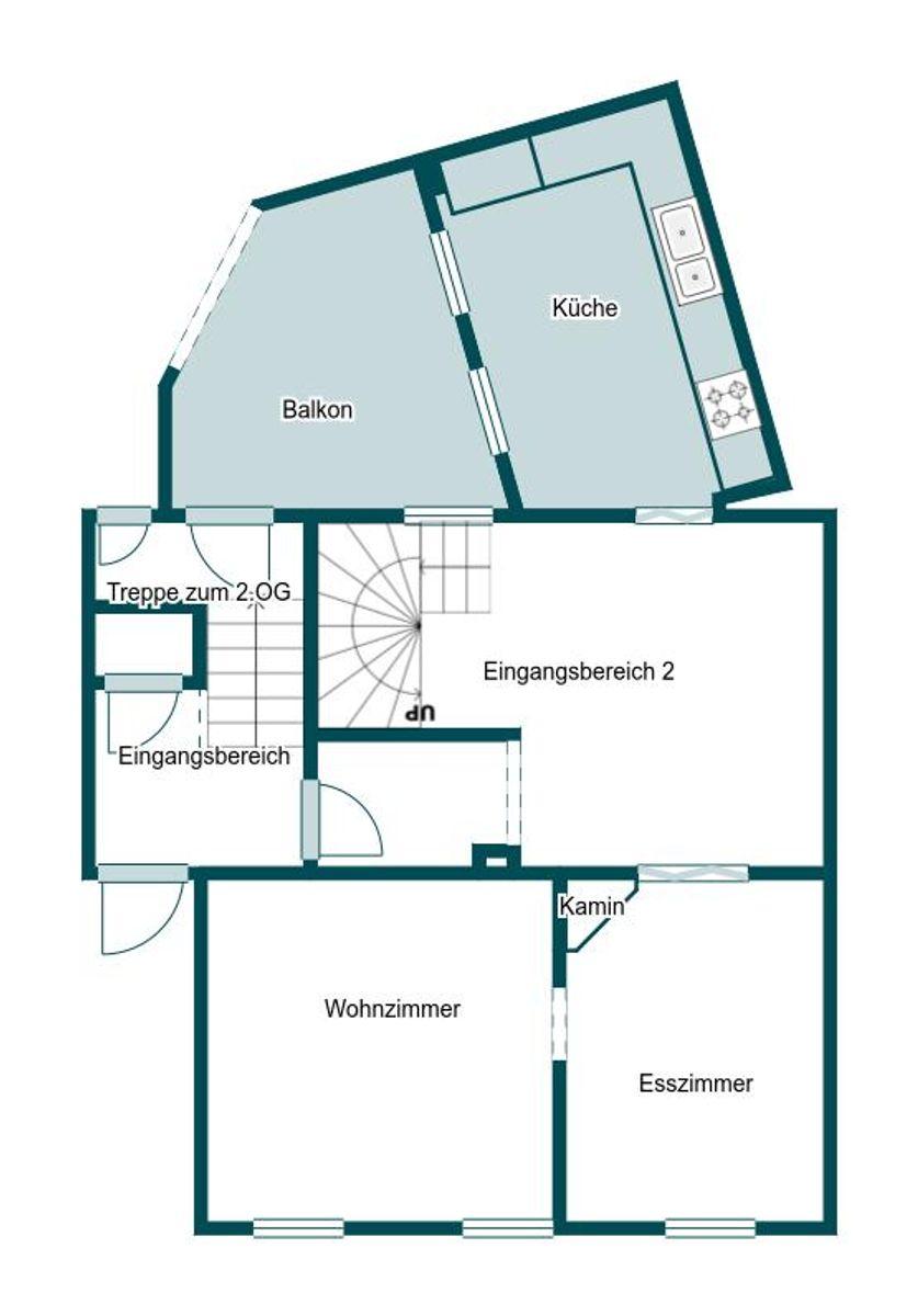 Grundriss Skizze EG