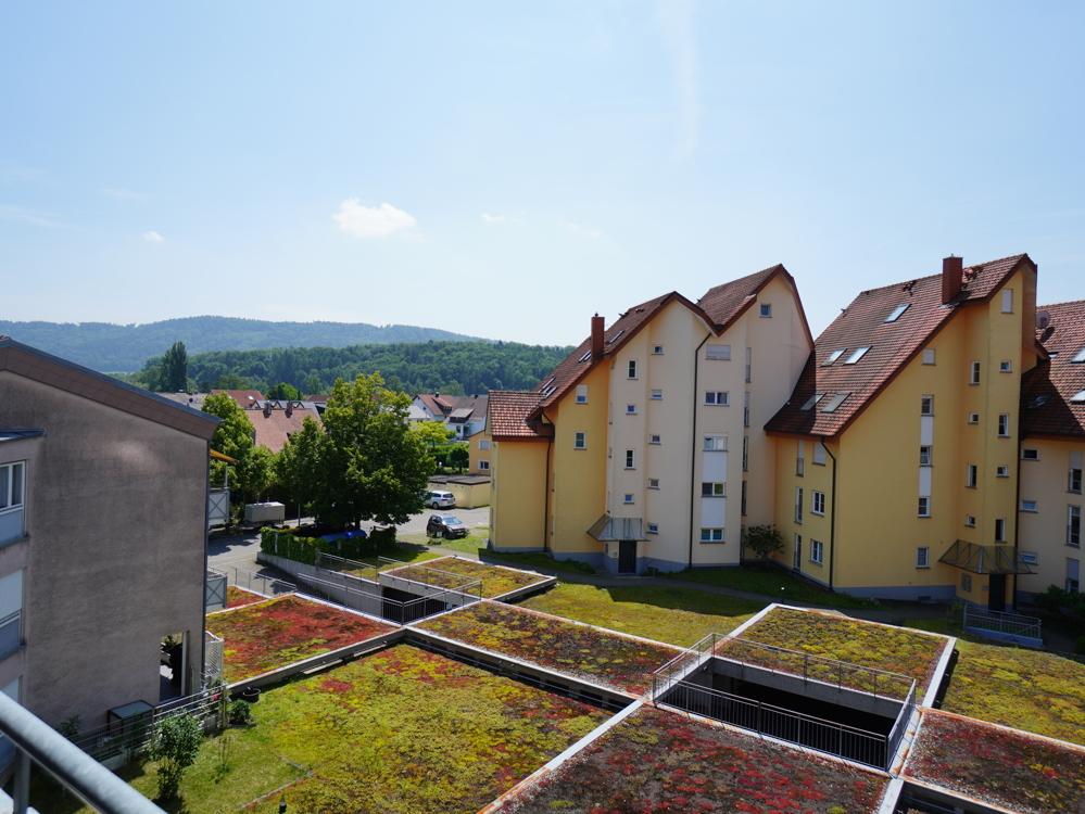 Blick vom Balkon