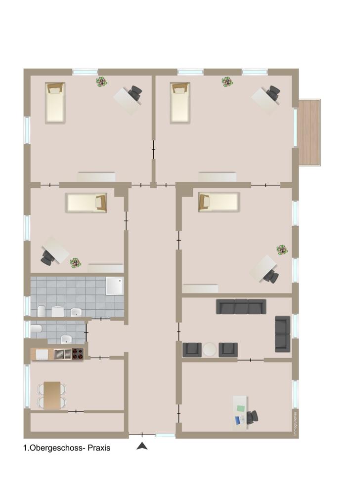 Stadtvilla 1. Obergeschoss