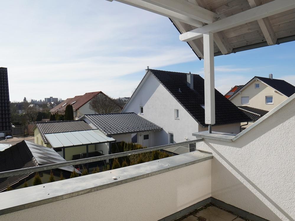 Ausblick vom Balkon