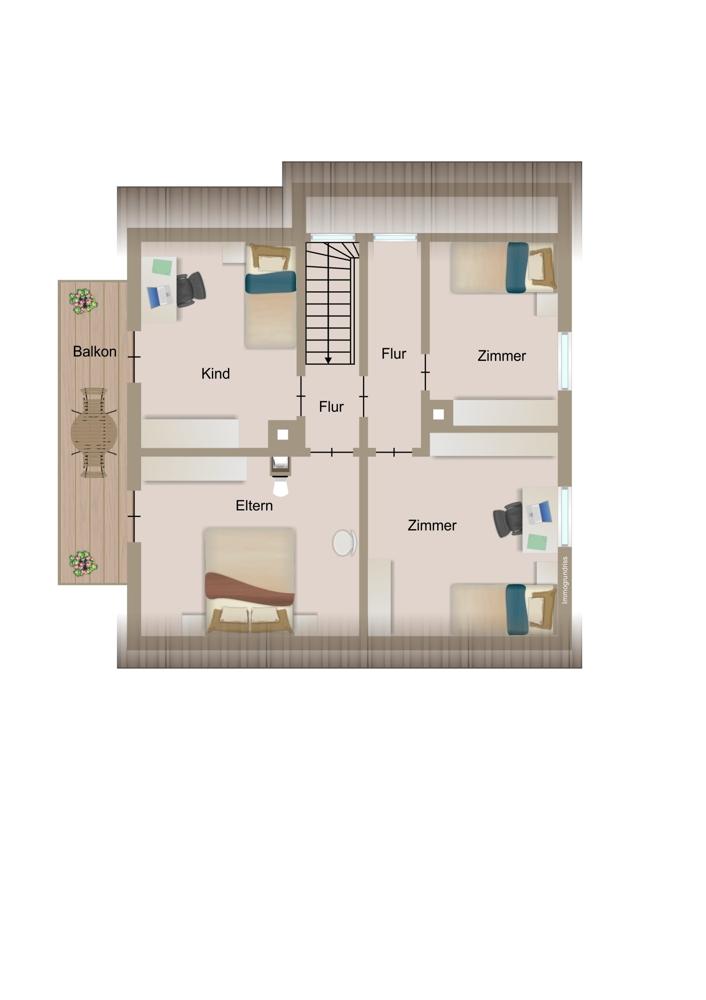 Grundriss Dachgeschoss