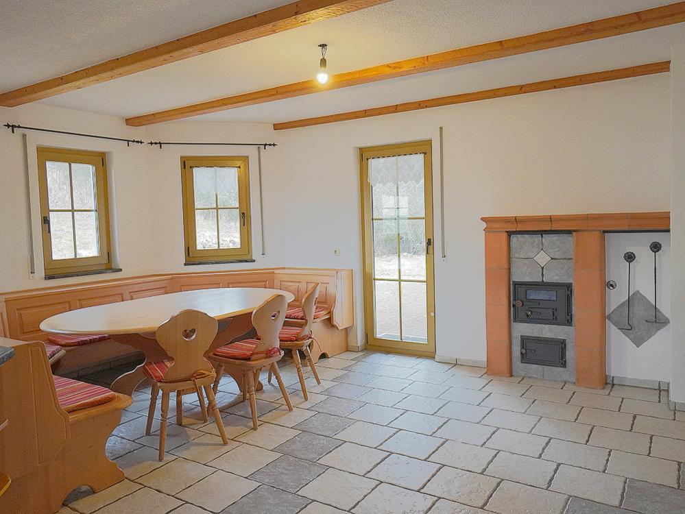 Essecke mit Terrassenzugang