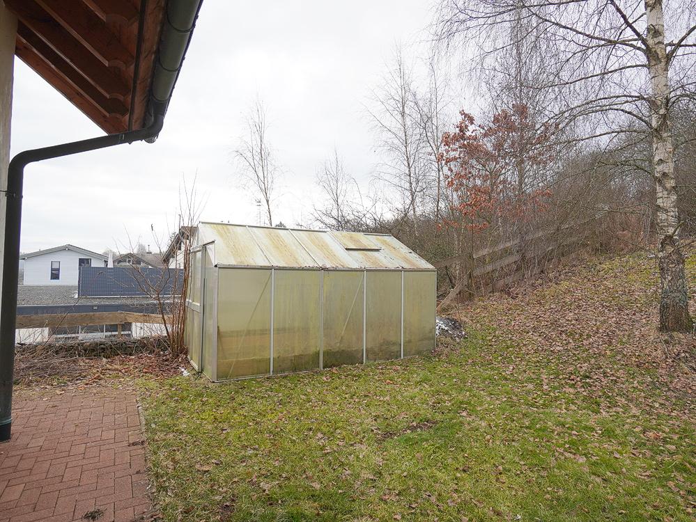 Sogar ein kleines Treibhaus