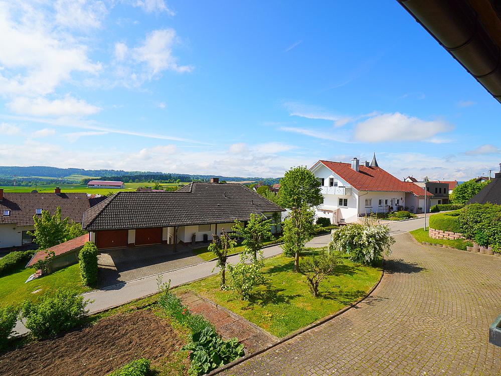 Blick vom Balkon
