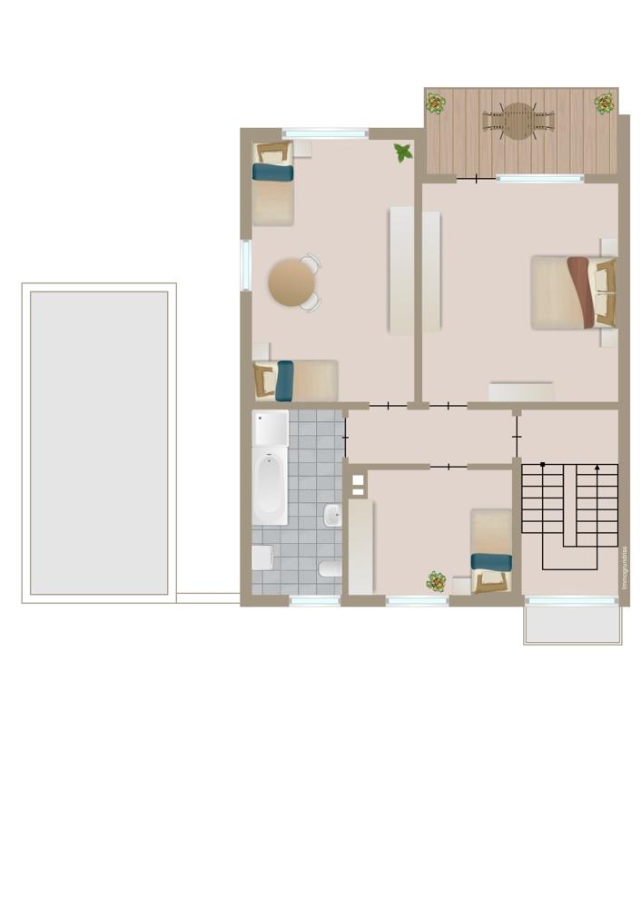 Grundriss Obergeschoss