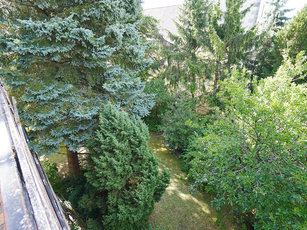 Blick vom Balkon