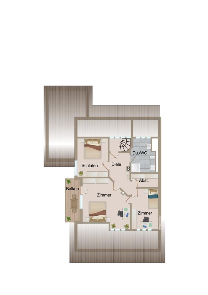 Grundriss Dachgeschoss