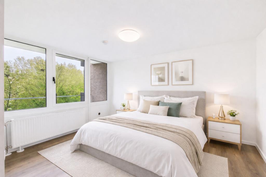 Moderne 3-Zimmer-Wohnung mit zwei Balkonen, Grünblick und TG-Stellplatz in Köln-Westhoven! - Foto 2