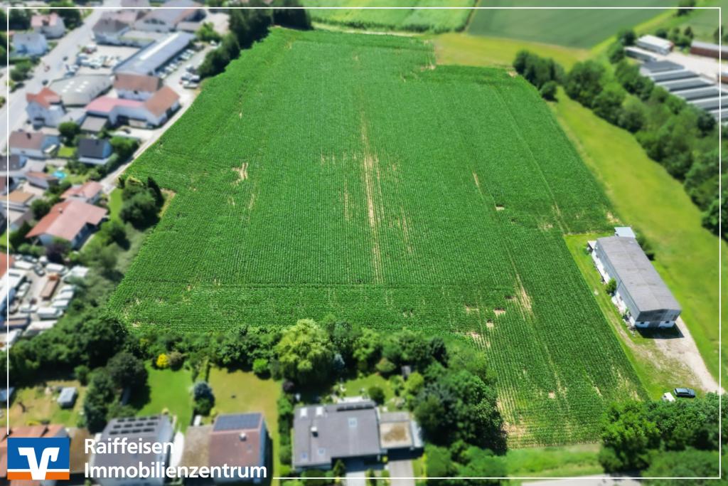 Drohnenaufnahme Grundstück