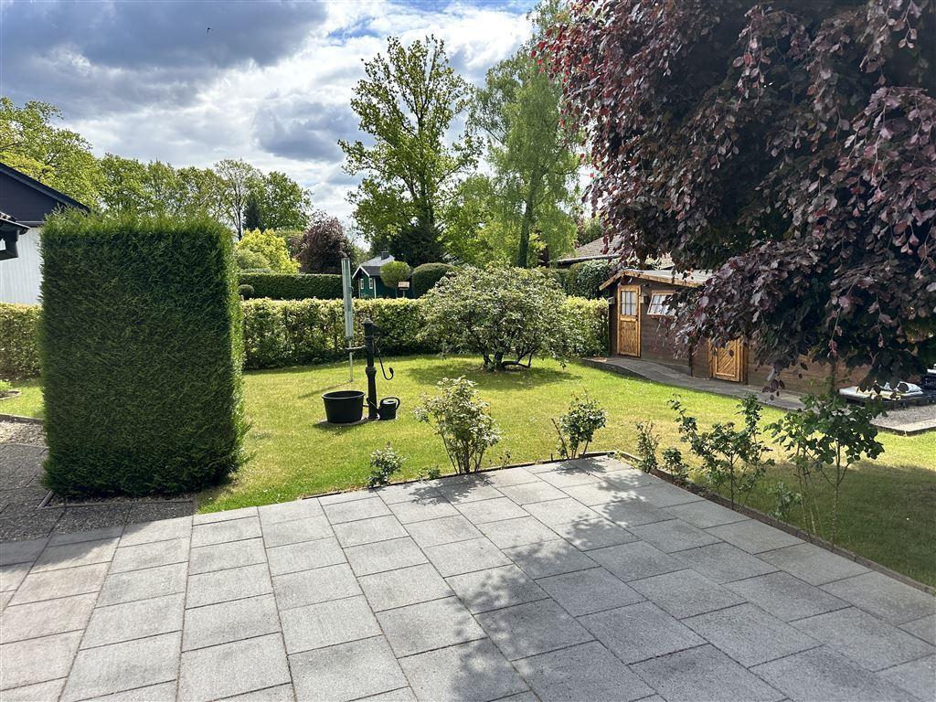 heutige Gartenterrasse