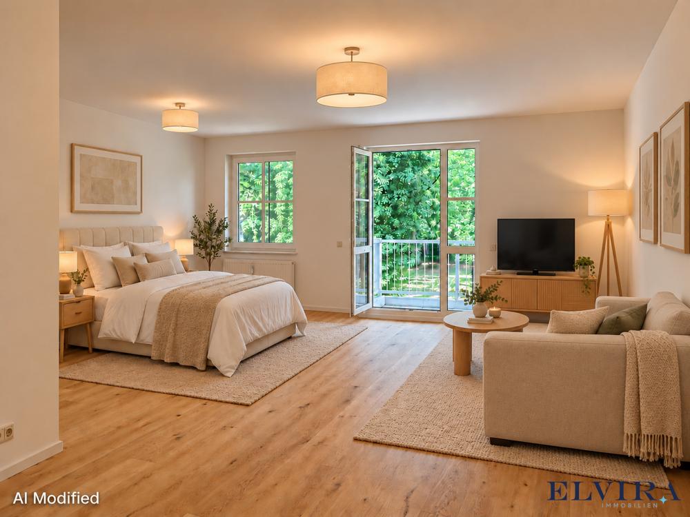ELVIRA - Harlaching, ruhig gelegenes 1-Zimmer-Apartment in unmittelbarer Nähe zur Isar. - Foto 4