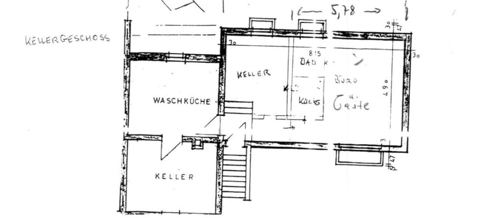 Grundriss Keller