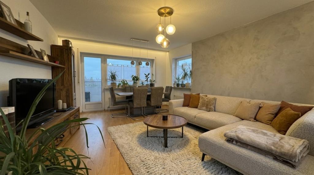 (Anfragen nur per eMail) -Ruhige und gepflegte Drei-Zimmer-Küche-Bad Wohnung in Darmstadt-Wixhausen - Photo 2