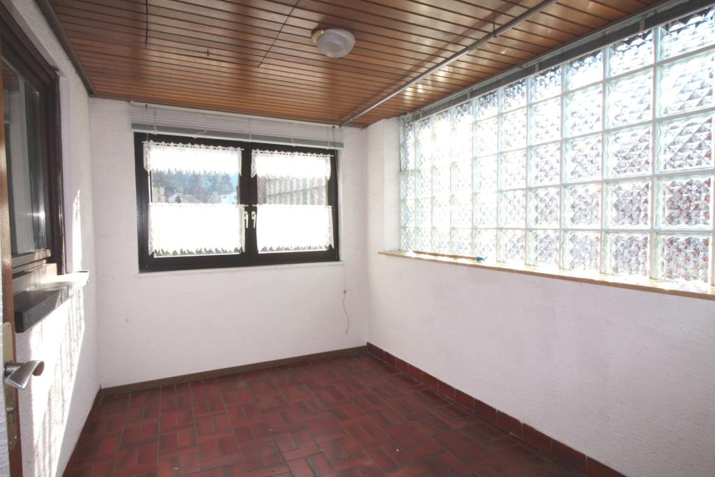 geschlossener Balkon