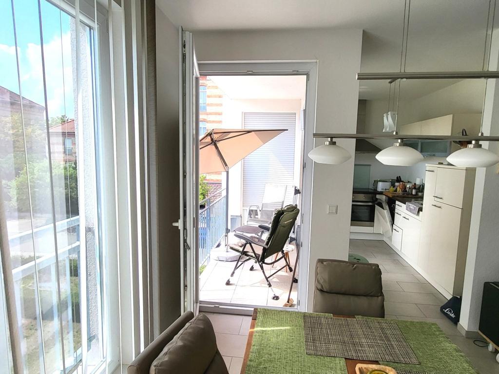 Balkon mit Küche