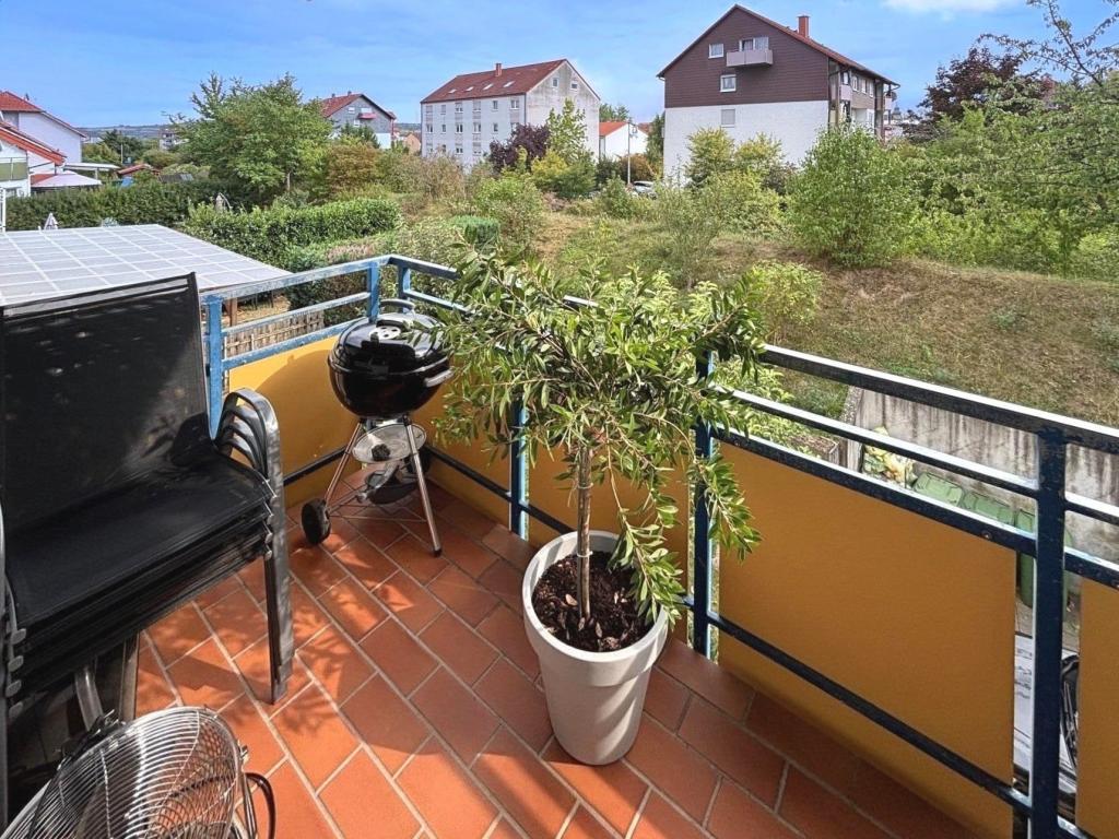 Überdachter Balkon