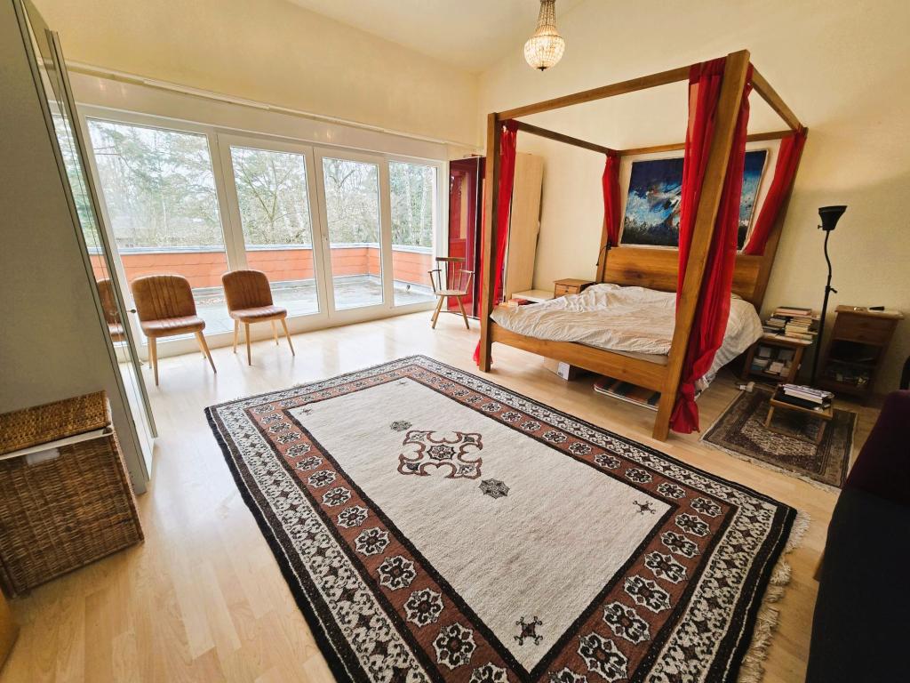 Schlafzimmer, Dachterrasse