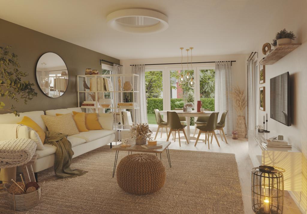 Wohnbeispiel Wohnzimmer