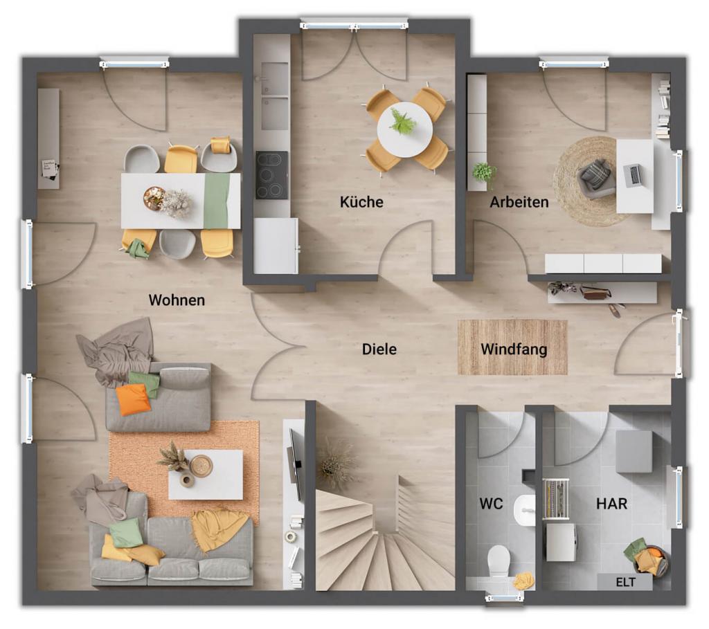 Grundriss-Einfamilienhaus-Lichthaus-152-Erdgeschoss