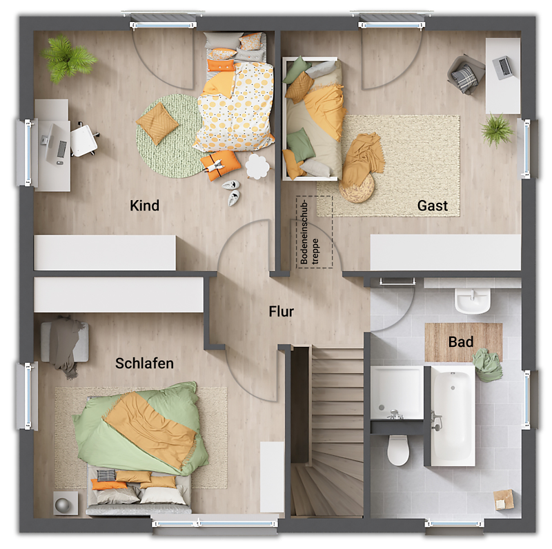 Grundriss-Stadtvilla-Flair-124-Obergeschoss