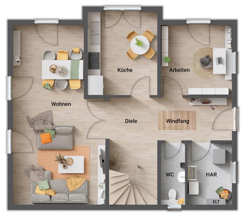 Grundriss-Einfamilienhaus-Lichthaus-152-Erdgeschoss