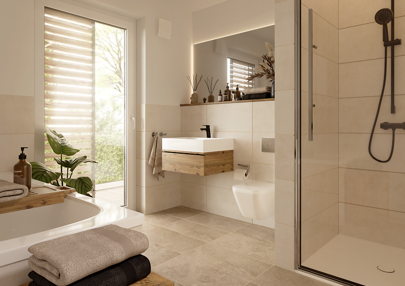 Wohnbeispiel Badezimmer