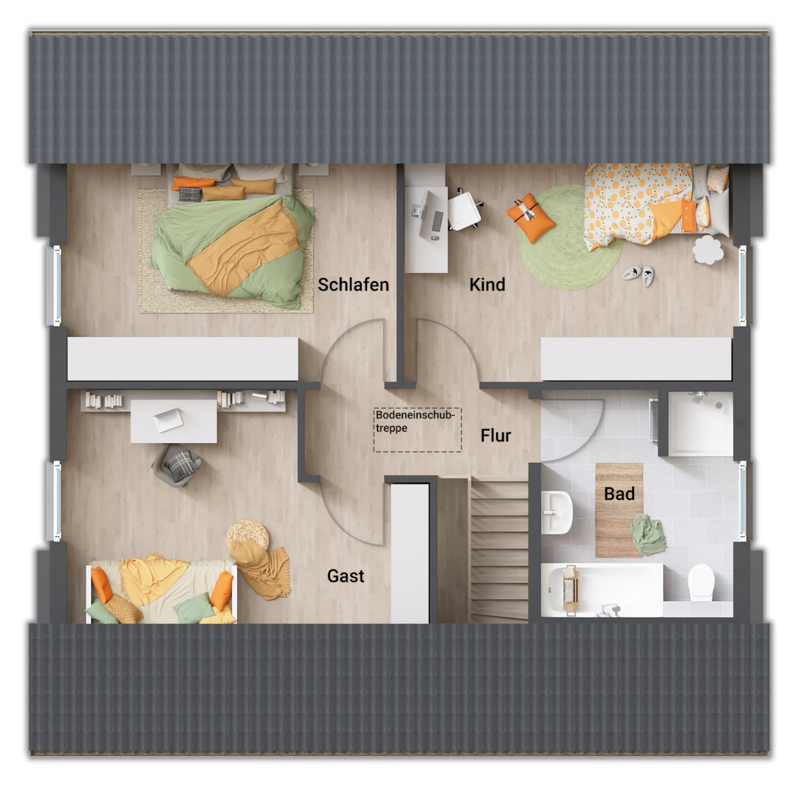 Grundriss-Einfamilienhaus-Flair-130-Dachgeschoss