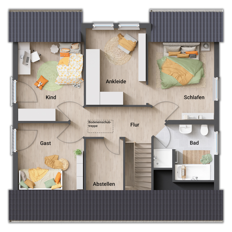Grundriss-Einfamilienhaus-Flair-134-Dachgeschoss-mit-Ankleide