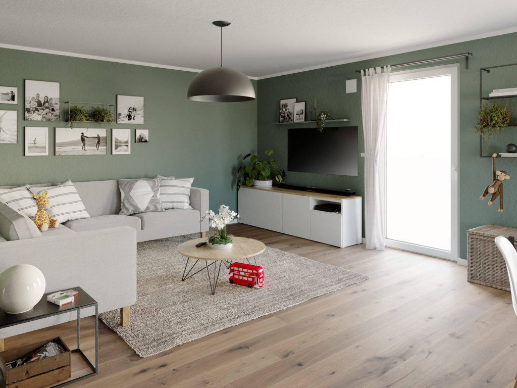 Wohnbeispiel Wohnzimmer