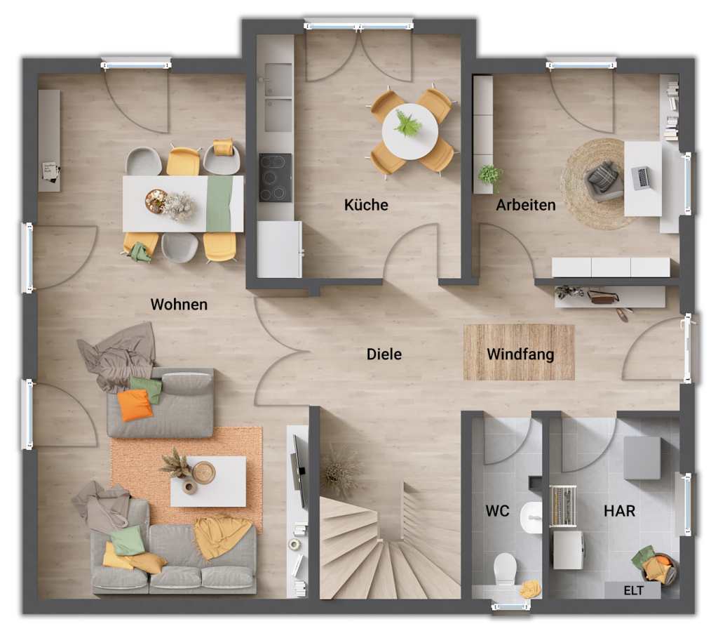 Grundriss Erdgeschoss