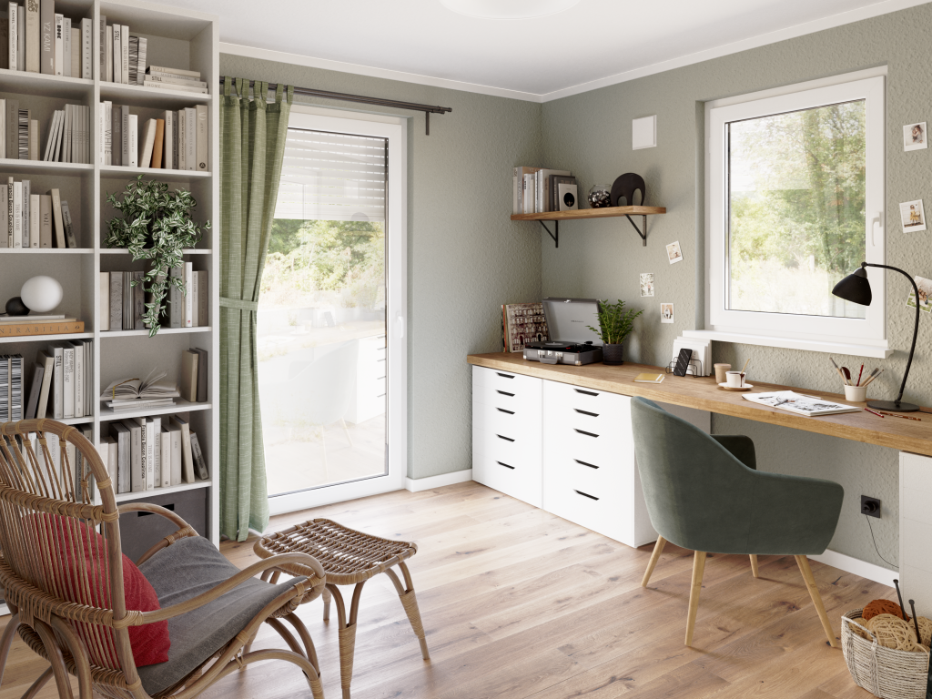 Wohnbeispiel Arbeitszimmer