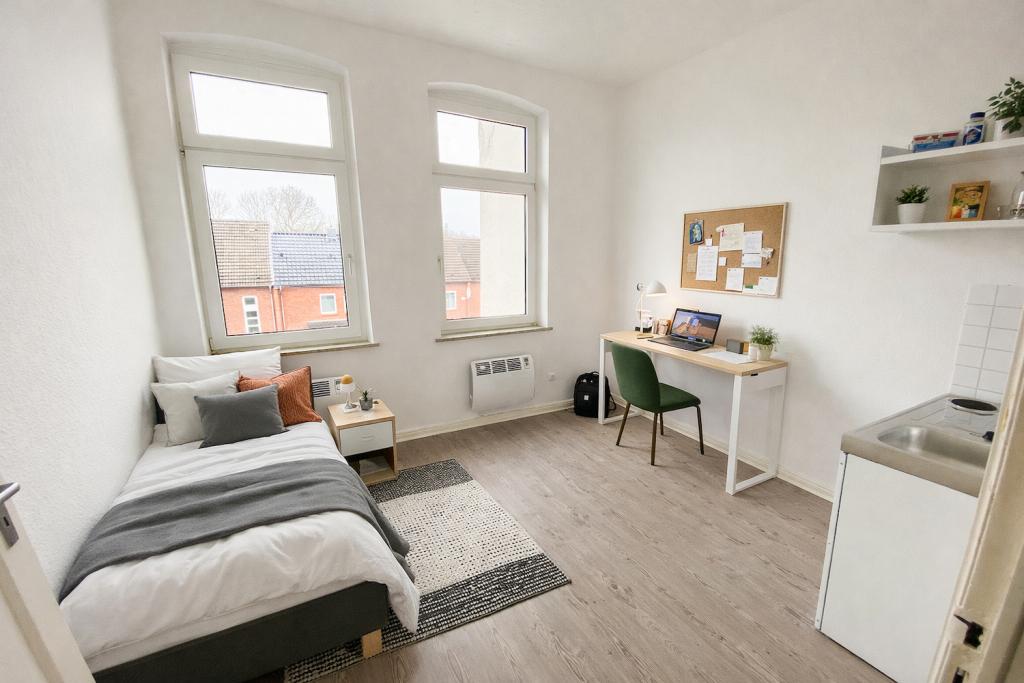 Smart wohnen in Bant: Ideal für Studenten, Azubis & Soldaten - Miniwohnung mit Duschbad & Kochzeile - Foto 2