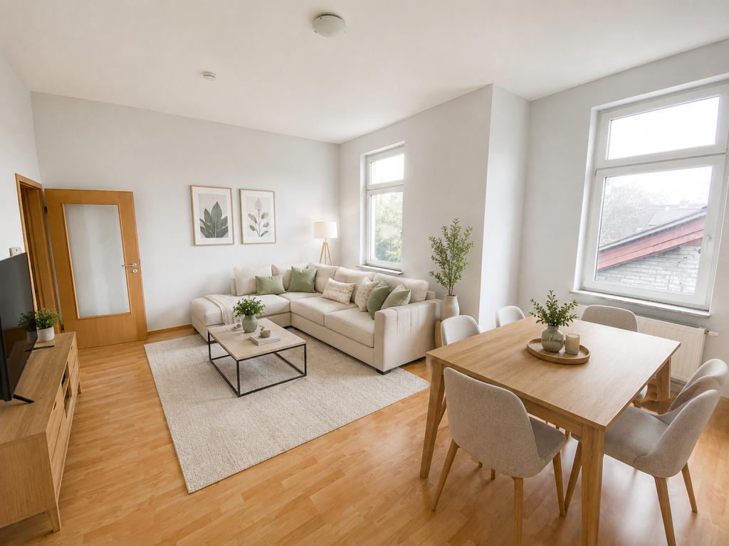 Helle 2-Zimmer-Wohnung mit Einbauküche, großem Wohnbereich & Altbauflair, zentral in Wilhelmshaven - Foto 1