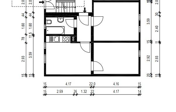 2 Zimmer Erdgeschosswohnung mit Kaminofen in der Stadt Wanfried - Foto 3