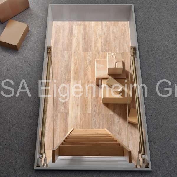 Bodeneinschubtreppe inklusive