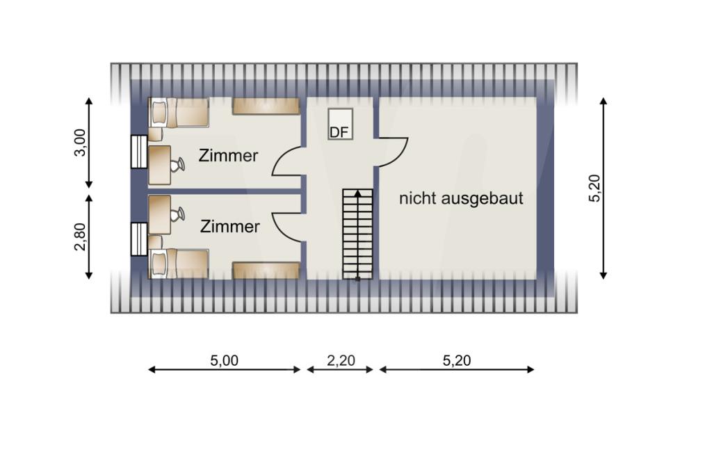 Grundriss Dachgeschoss