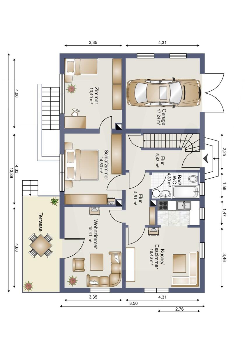 Grundriss Erdgeschoss