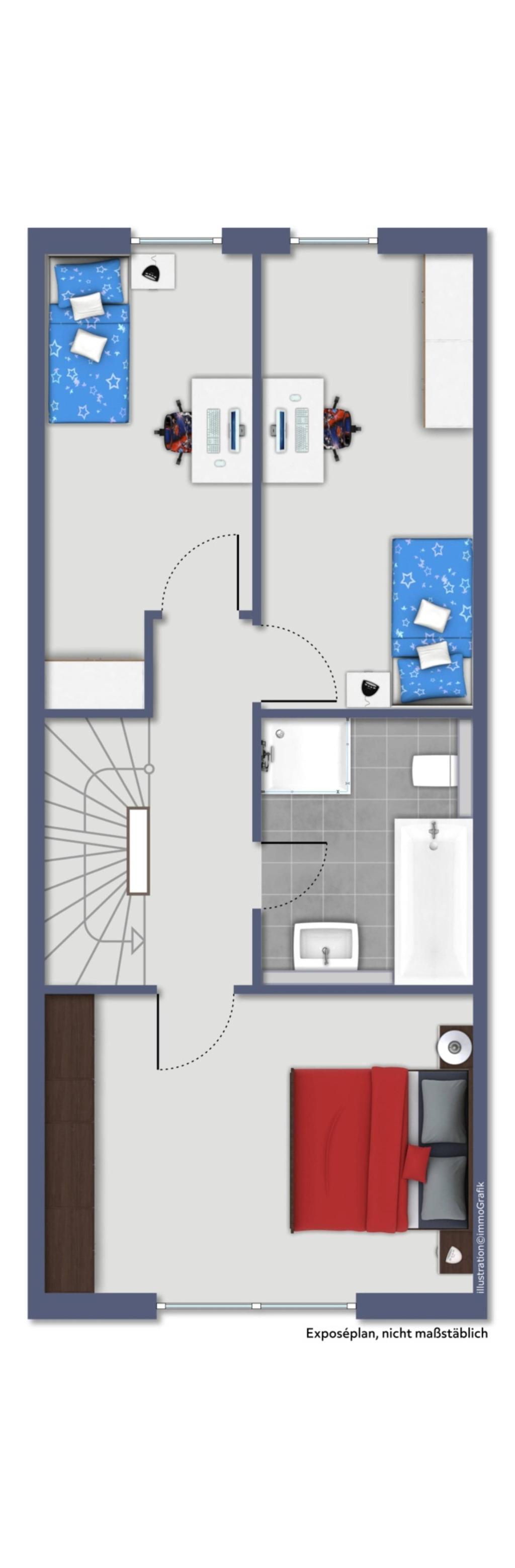 Grundriss Obergeschoss